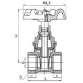 J1010 Vanne à grille en laiton forgé pour eau, 1/2 &quot;~ 2&quot;, PN 16